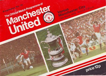 Manchester United v Manchester City 1977/78