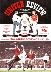 Manchester United v Manchester City 1989/90