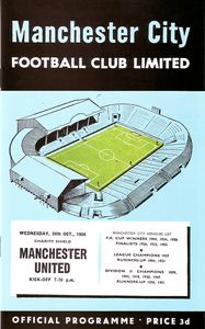 Manchester City v Manchester United Charity Shield 1956/57