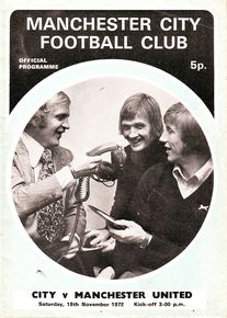 Manchester City v Manchester United 1972/73