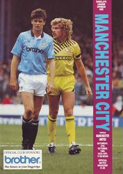Manchester City v Manchester United 1990/91
