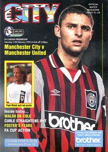 Manchester City v Manchester United 1994/95