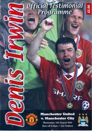 Manchester United v Manchester City Denis Irwin Testimonial 2000/01