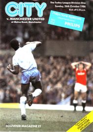 Manchester City v Manchester United 1986/87