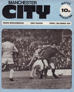 Manchester City v Middlesbrough 1974/75