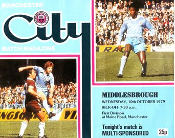 Manchester City v Middlesbrough 1979/80