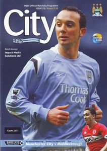 Manchester City v Middlesbrough 2005/06