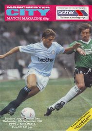 Manchester City v Millwall 1987/88