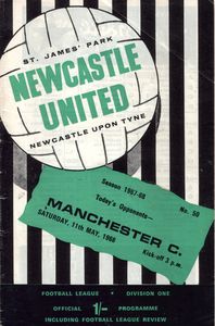 Newcastle United v Manchester City 1967/68