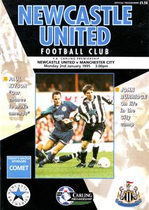 Newcastle United v Manchester City 1994/95