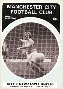 Manchester City v Newcastle United 1972/73
