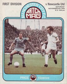 Manchester City v Newcastle United 1976/77