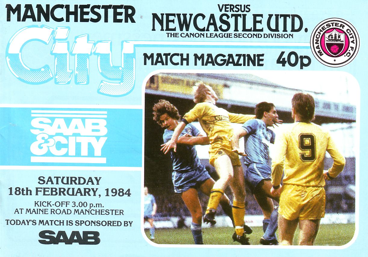 Manchester City v Newcastle United 1983/84