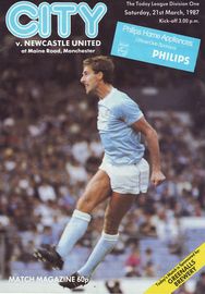Manchester City v Newcastle United 1986/87