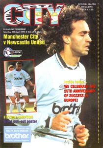 Manchester City v Newcastle United 1994/95