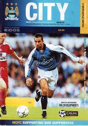 Manchester City v Newcastle United 2000/01