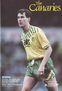 Norwich City v Manchester City 1989/90