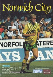Norwich City v Manchester City 1991/92