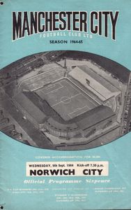 Manchester City v Norwich City 1964/65