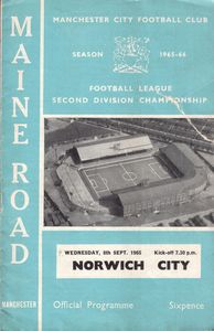 Manchester City v Norwich 1965/66