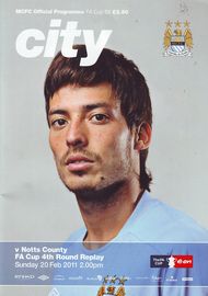 Manchester City v Notts County FA Cup 4th Round Replay 2010/11