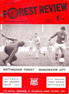 Nottingham Forest v Manchester City 1968/69