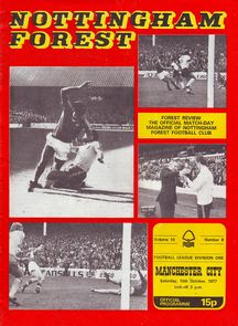 Nottingham Forest v Manchester City 1977/78