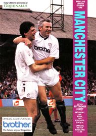Manchester City v Nottingham Forest 1990/91