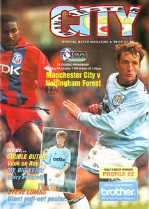 Manchester City v Nottingham Forest 1994/95
