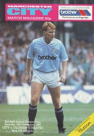 Manchester City v Oldham Athletic 1987/88
