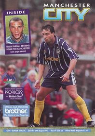 Manchester City v Oldham Athletic 1992/93