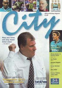 Manchester City v Oldham Athletic 1998/99