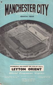 Manchester City v Leyton Orient 1964/65