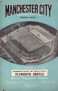 Manchester City v Plymouth Argyle 1963/64