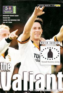 Port Vale v Manchester City 1996/97