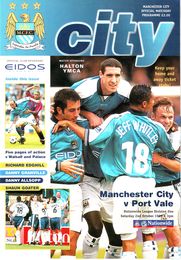 Manchester City v Port Vale 1999/2000