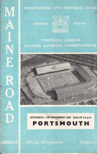 Manchester City v Portsmouth 1965/66
