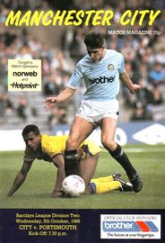 Manchester City v Portsmouth 1988/89