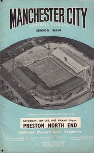 Manchester City v Preston North End 1963/64