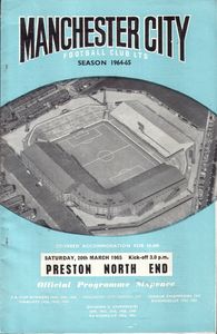 Manchester City v Preston 1964/65