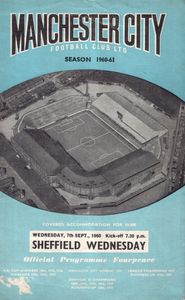 Manchester Ciy v Preston North End 1960/61