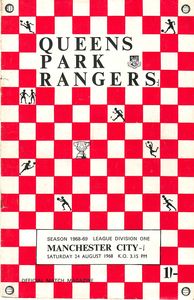 Queens Park Rangers v Manchester City 1968/69