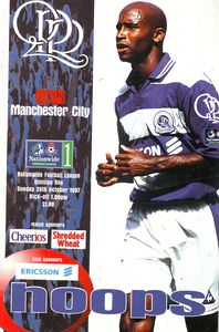 Queens Park Rangers v Manchester City 1997/98