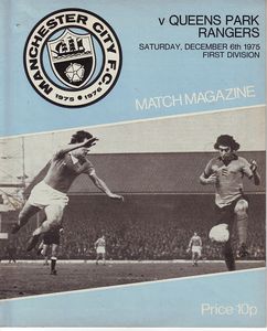 Manchester City v Queens Park Rangers 1975/76