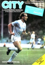 Manchester City v Queens Park Rangers 1986/87