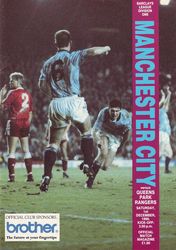 Manchester City v Queens Park Rangers 1990/91