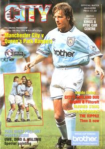 Manchester City v Queens Park Rangers 1994/95