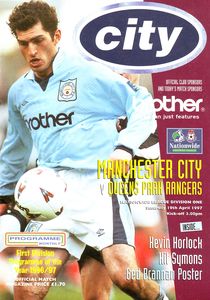 Manchester City v Queens Park Rangers 1996/97