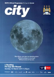 Manchester City v Reading FA Cup 6th Round 2010/11