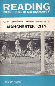 Reading v Manchester City FA Cup 3rd Round Replay 1967/68